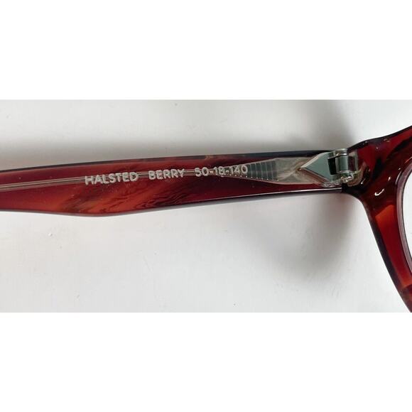 $395 STATE OPTICAL HALSTED BERRY EYEGLASSES FRAMES 50-18-140 - Picture 5 of 5